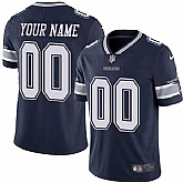 Customized Men & Women & Youth Nike Cowboys Navy Vapor Untouchable Limited Jersey,baseball caps,new era cap wholesale,wholesale hats